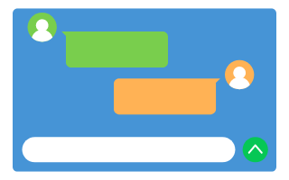 講師と直接メッセージで質問できる