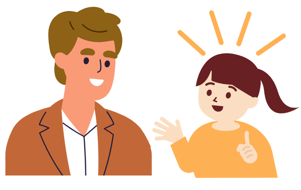 身近な言葉でアウトプットを促す