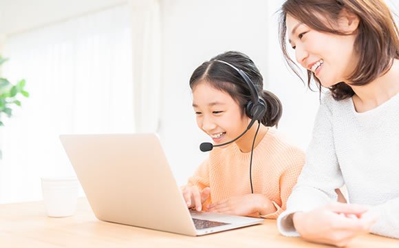 オンライン英会話を受講中、親としての心得は？